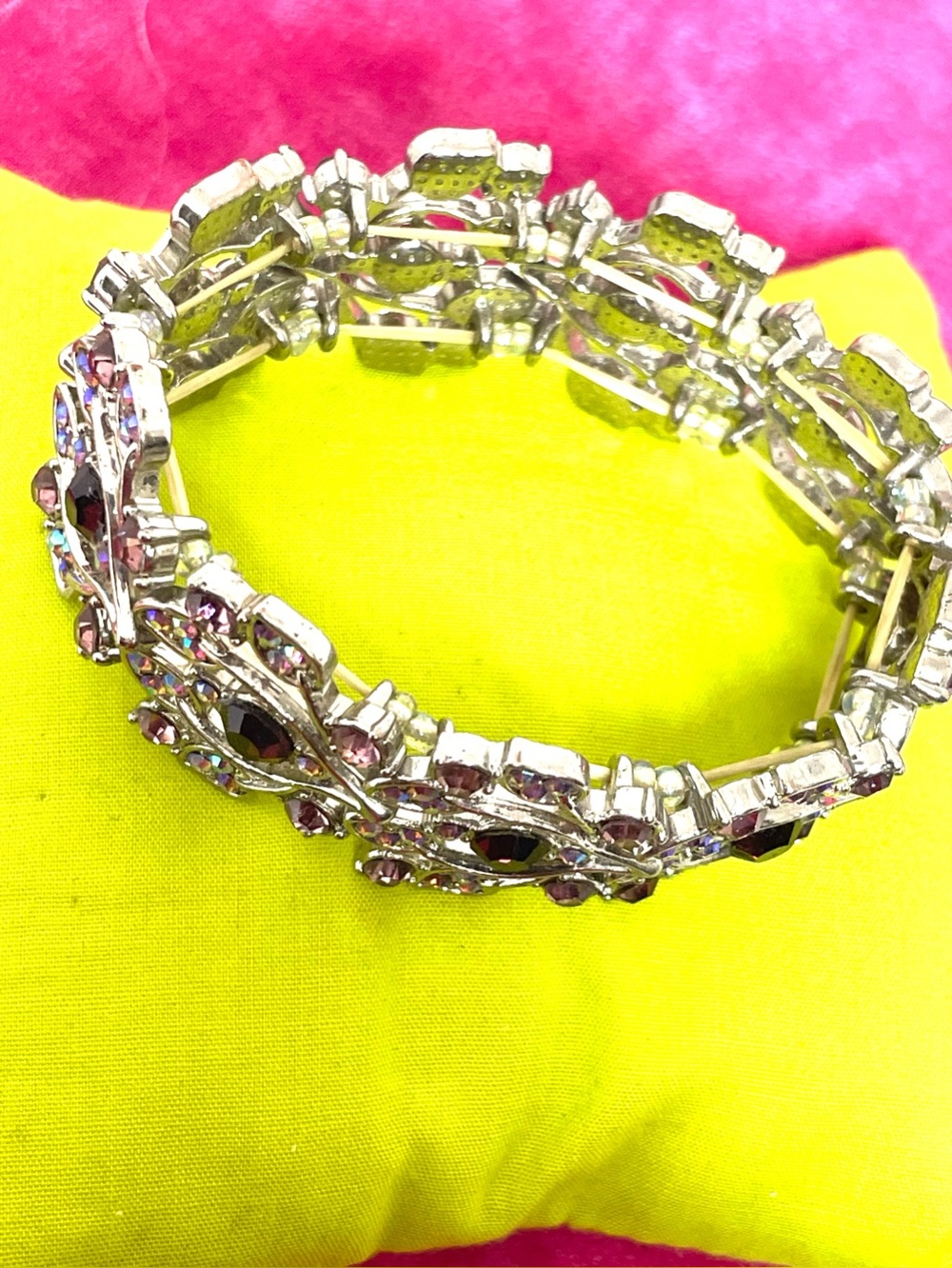 Sweet Rhinestone Bracelet - Picture 3 of 5